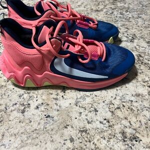 Nike Kids Sneakers - Navy Blue & Bright Pink